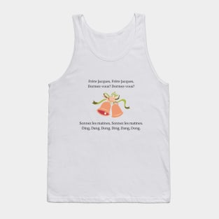 Frere Jacques nursery rhyme Tank Top